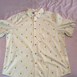 Men's Short Sleeve Button Up Shirt XL Old Navy